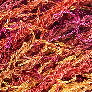 Red Heart Scrubby 982 Zesty made with polyester
